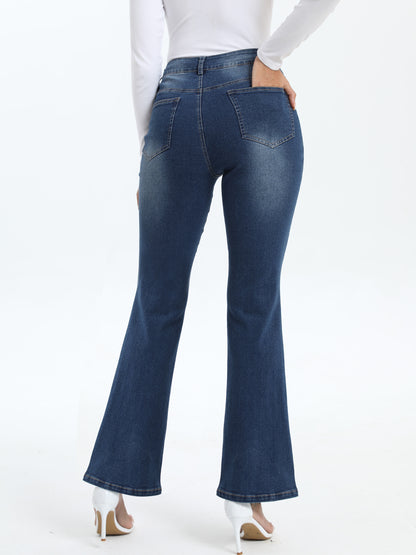 Women's Mid-Rise Flared Jeans