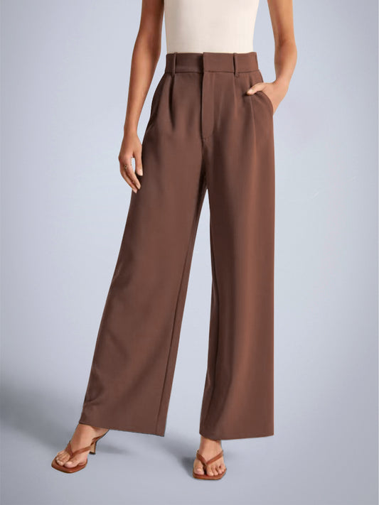 Casual Wide-leg Pants