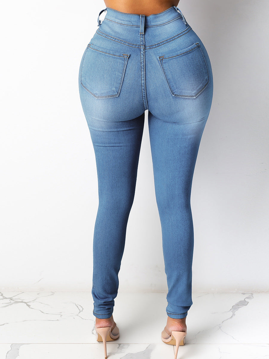 Eggings for Women High Waist Stretchy Jeans