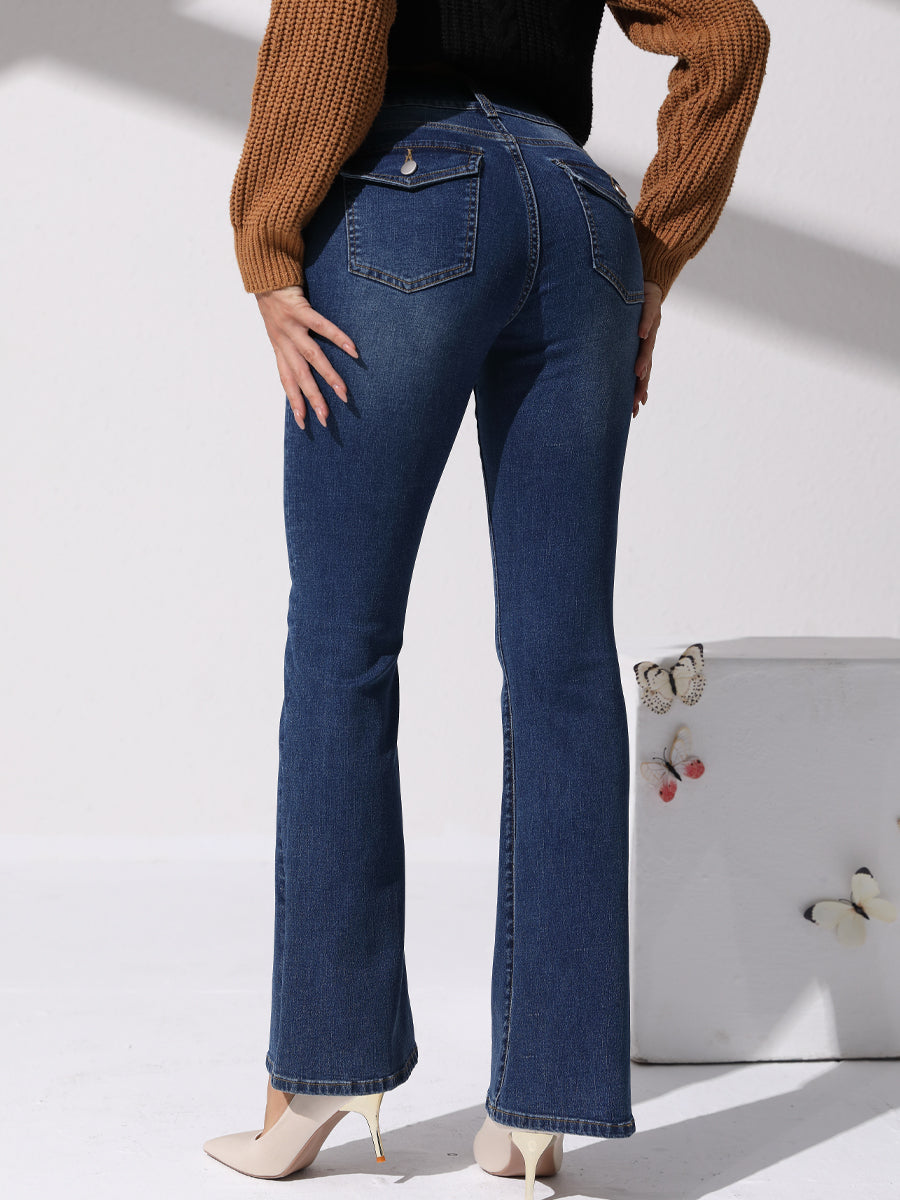 Forever Daydreaming Dark Wash Flare Jeans