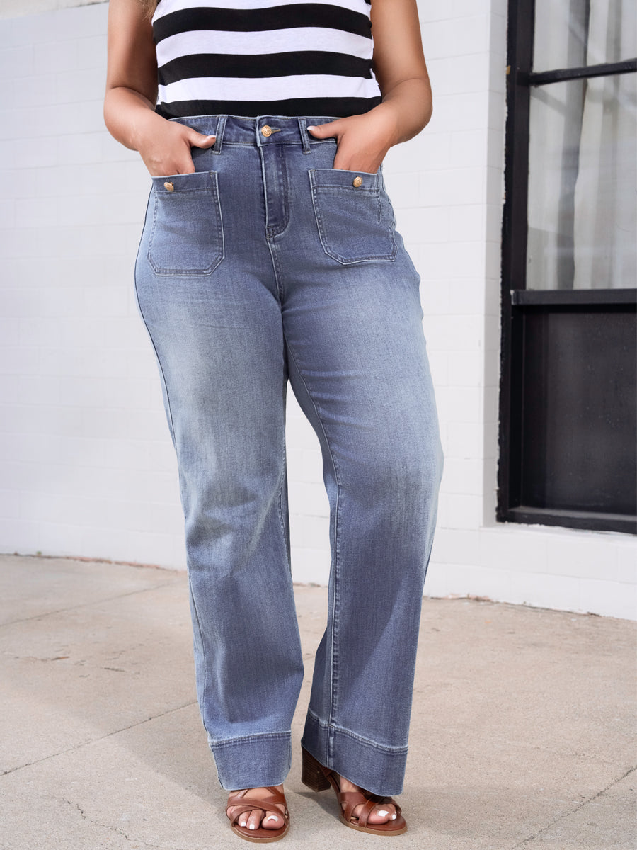 Sailor Denim Trouser in Blue River Wash