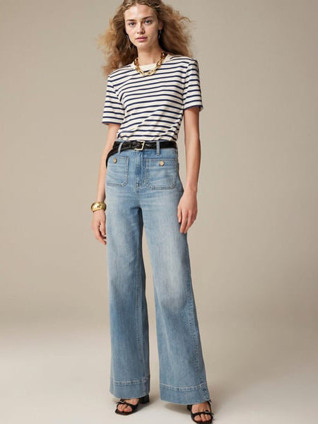 Sailor Denim Trouser in Blue River Wash