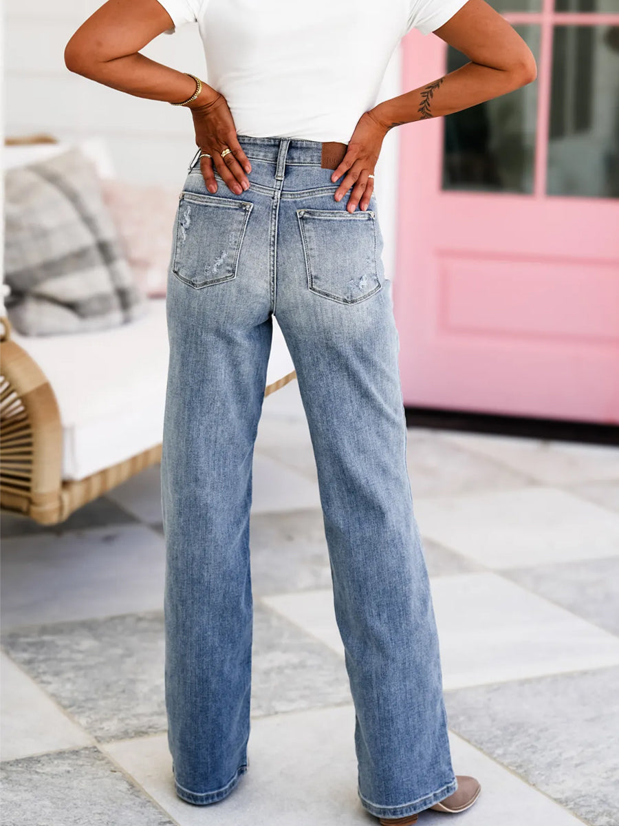 Judy Blue Total Obsession High Rise Straight Leg Jeans