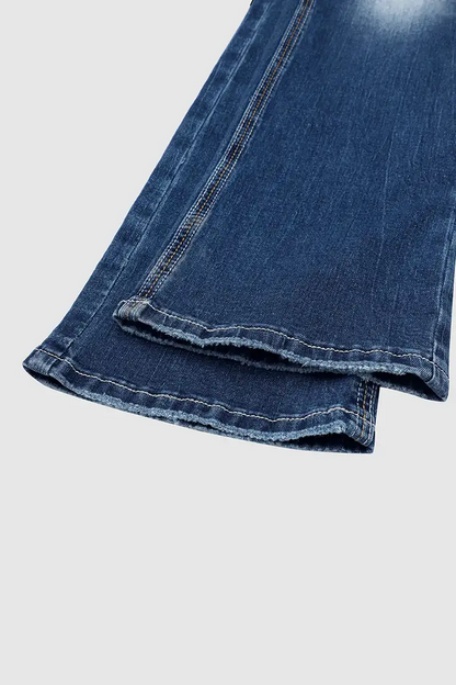 90s Vintage Slant Pocket Mid Waist Straight Leg Jeans