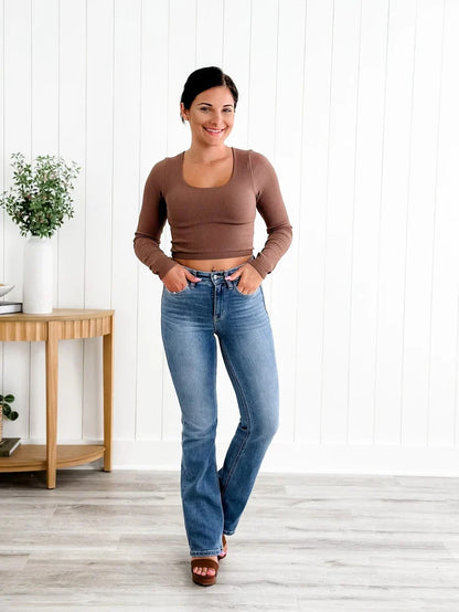 Judy Blue Head Over Boots Bootcut Jeans